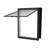 Hakuna 13.82 in. W x 18.86 in. H Plastic Window Mounted Door Mounted Wall Mounted Sliding Door Insert Electronic Pet Door