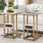 C End Table With USB And Built-In Outlets-533078744