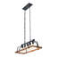 17.7 inch Wooden Farmhouse Chandelier