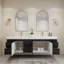 Ensemble de meuble-lavabo double mural 83,4 "-70381374