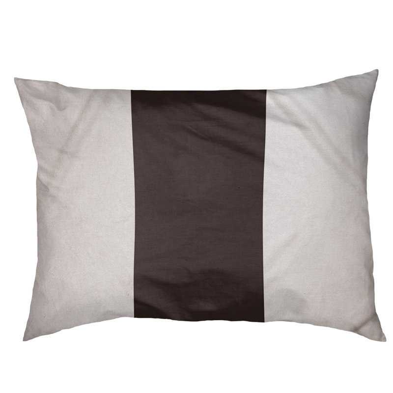 Coussin Cleveland, Blanc / Brun, Moyen (l 40 po x P 30 po x H 6,5 po)