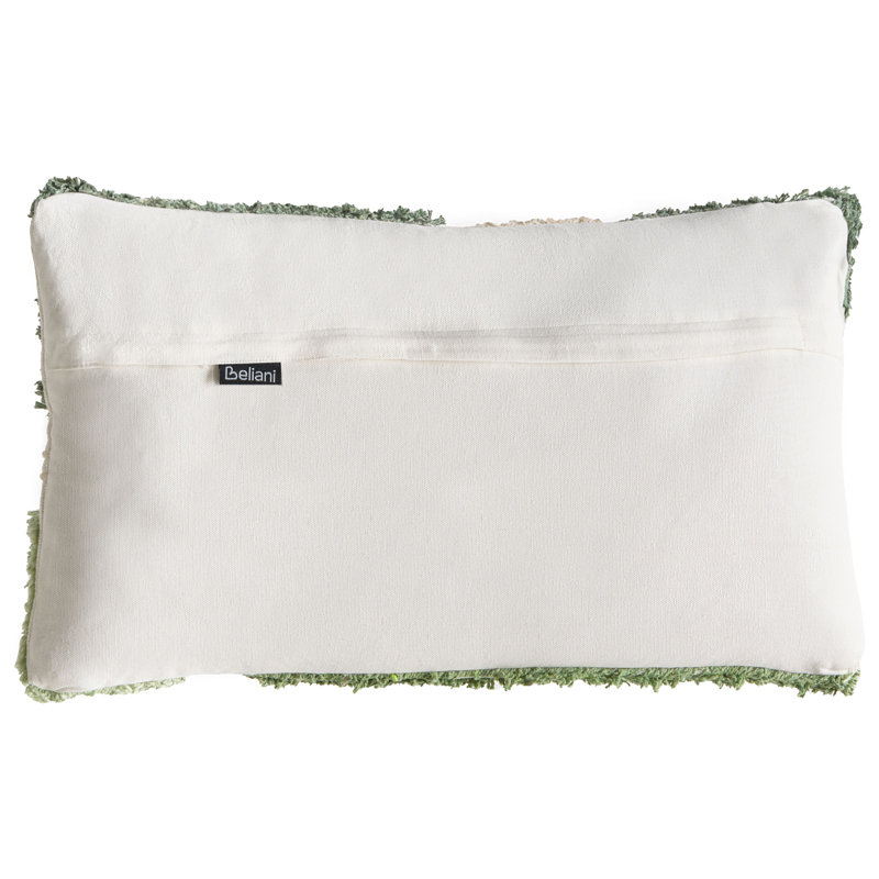 Abstract Cushion, Beige/Green
