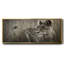 Tall Grass Alpha - toile avec cadre-111490663