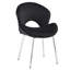 Ensemble de 2 chaises de salle à manger rembourrées en velours moderne avec structure en métal et pieds réglables-1026386533