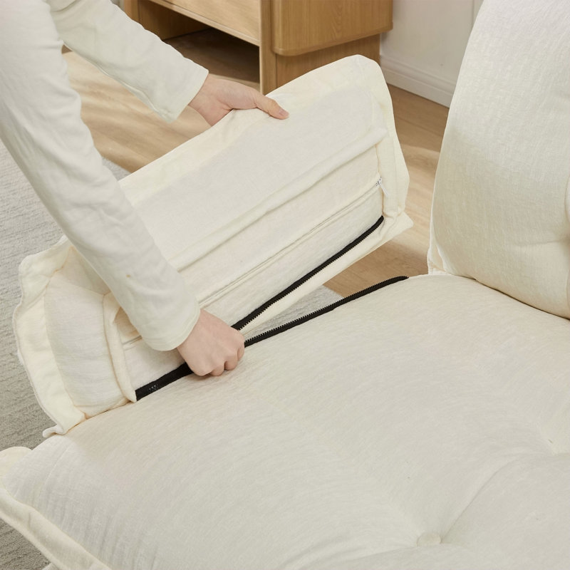 73 LSF Sofa Chenille- Beige