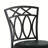Swivel Bar Stool with Upholstered Seat-1243885179