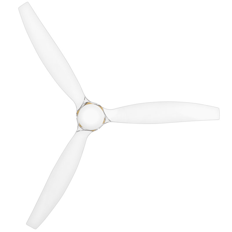 Hinkley Facet LED Ceiling Fan, Clear, Gold