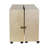 4-Section Birch Classroom Storage Cabinet with Casters - 94" Wide Organizer for Toys, Art Supplies