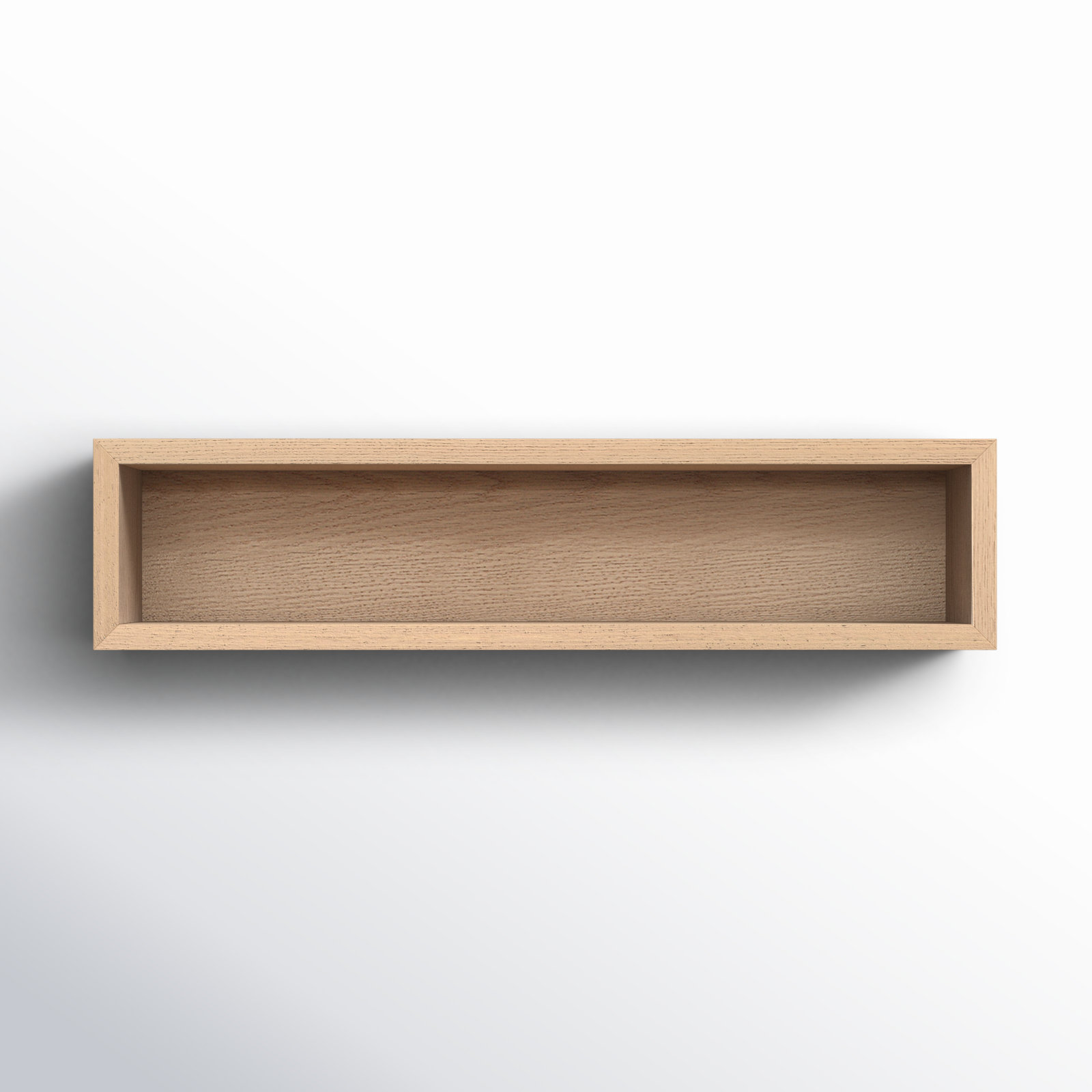 Wall Mounted Bathroom Shelves, Whitewash Oak