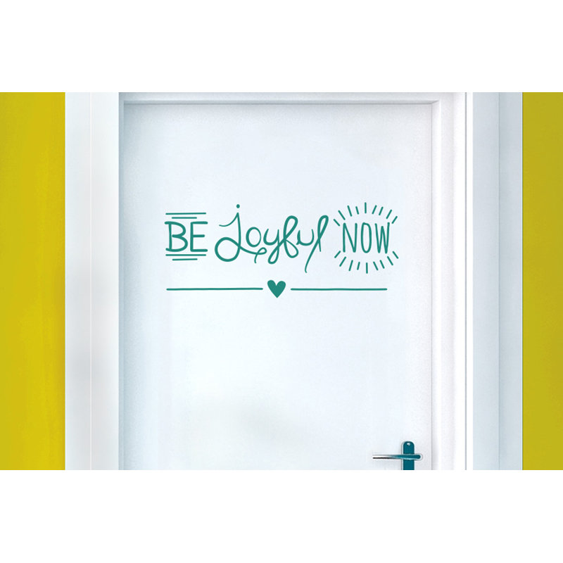 Non-Wall Damaging Wall Decal, Aqua Green