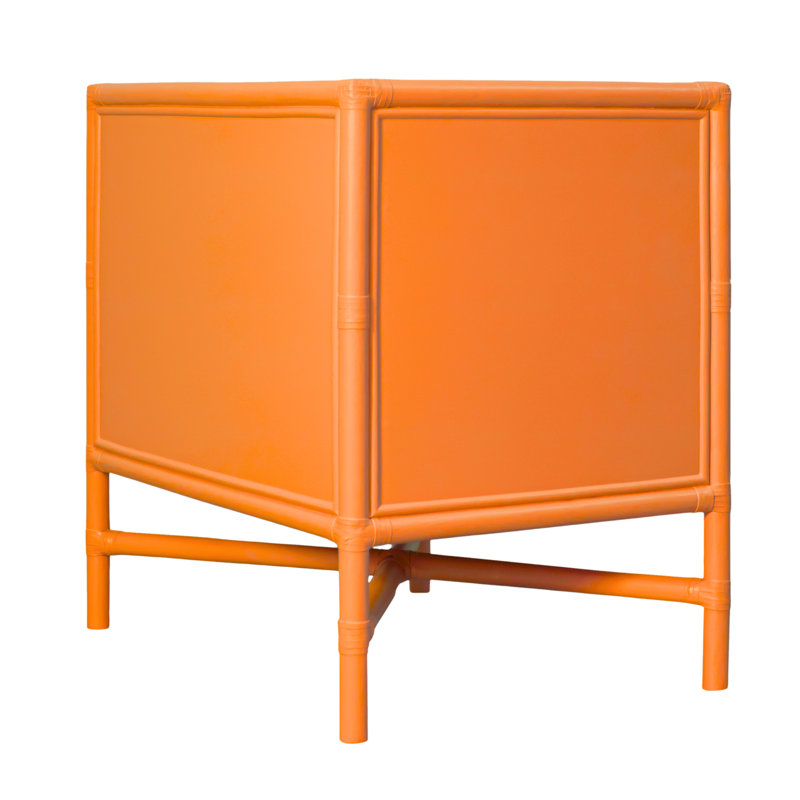 Venice 2 - Drawer Nightstand, Citrus Orange