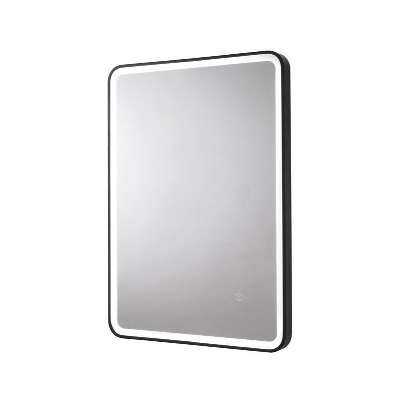 Metal Flat Mirror with Shelves