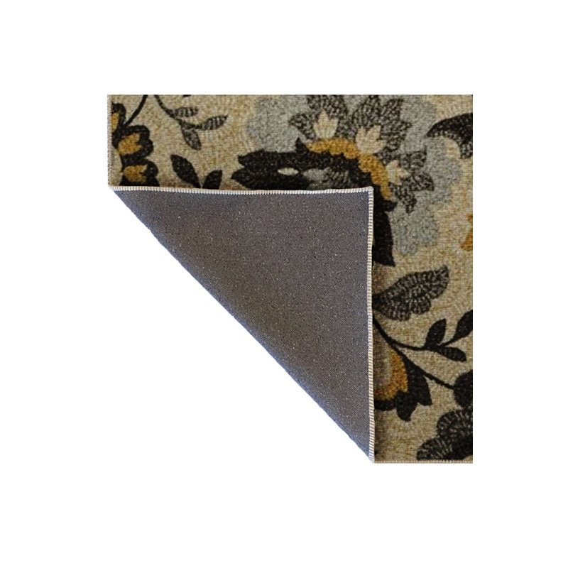 Tapis décoratif floral Floral Rose, Rectangle 3 pi 3 po x 4 pi 11 po