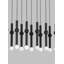 Guyed 18 - Light LED Pendant-345472299