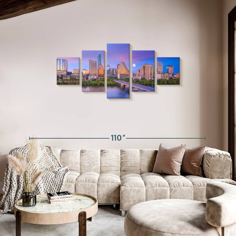 Austin, 34" H x 74" W