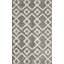 Tapis d'intérieur gris en polyester tissé à la machine Eliot-743786869