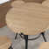 Bruce Round Metal Base Dining Table