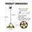 White Phoenix Tail Pendant Light