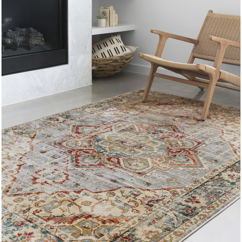 Fuchs Oriental Indoor Rug, Rectangle 6' x 9'