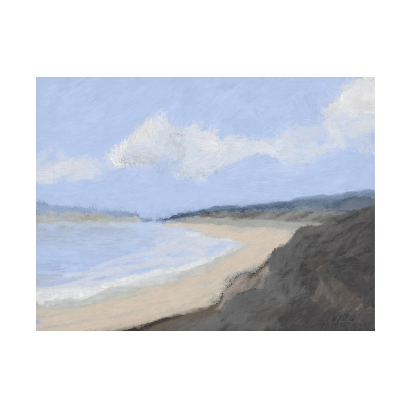 Art sur toile Dan Hobjour Croyde, H 14 po x l 19 po