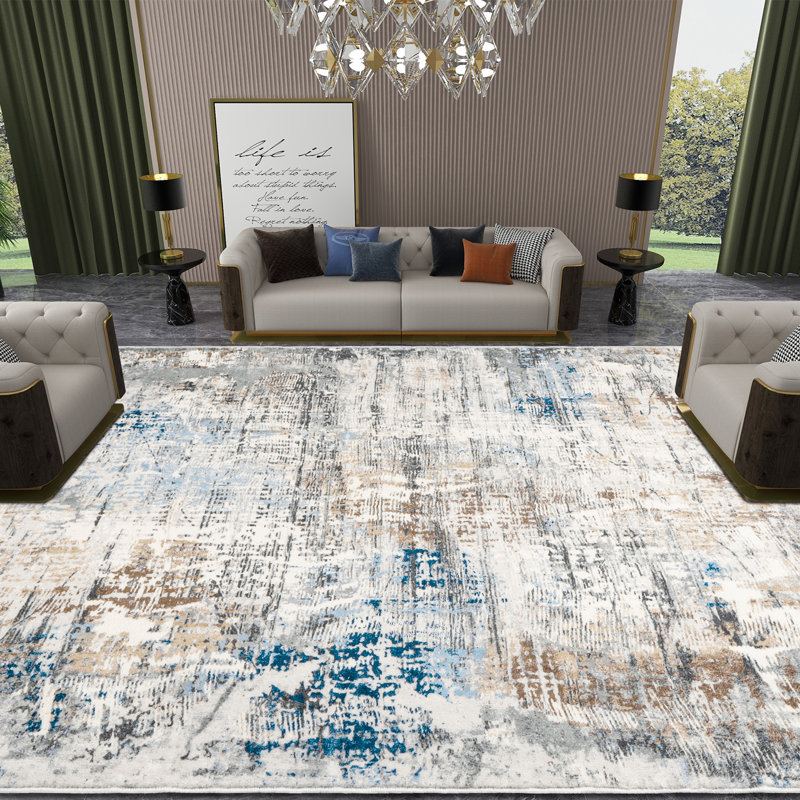 Tapis rectangulaire Bowbridge avec envers antidérapant, Rectangle 5 pi 10 po x 8 pi 10 po