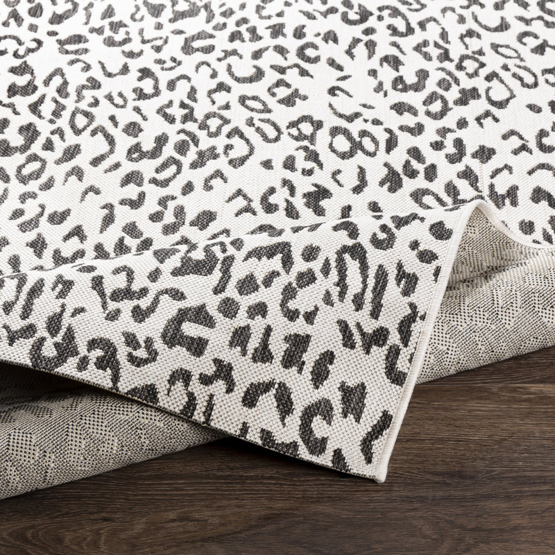Gainell Animal Print Indoor / Outdoor Rug, Rectangle 2' x 2'11"