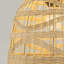Luminaire suspendu en rotin 1 lumière Nala, Coastal Boho - tissé à la main