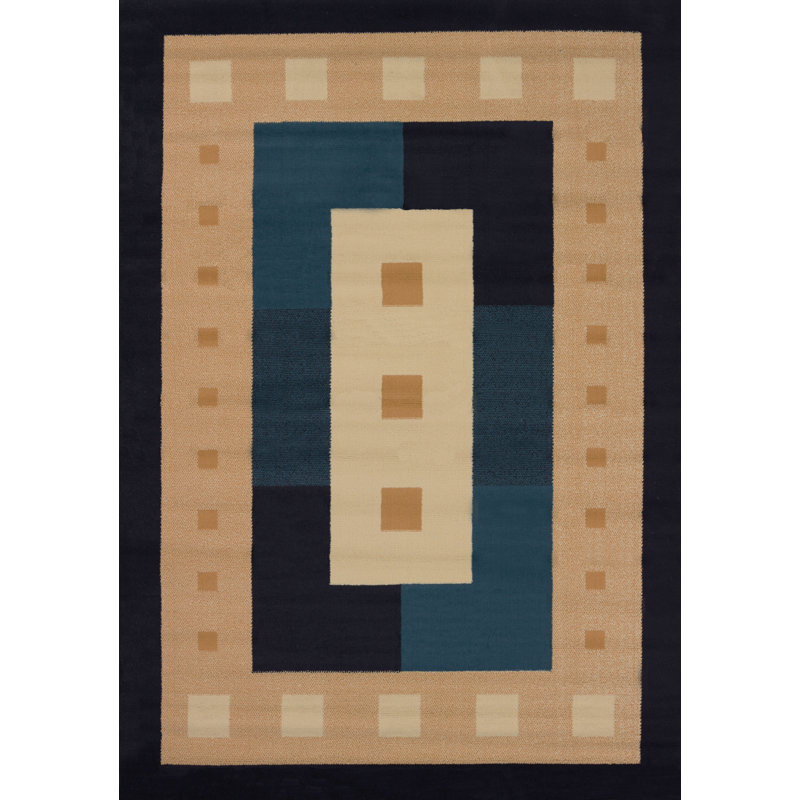 Aguilar Geometric Indoor Rug, Rectangle 7'10" x 10'6"