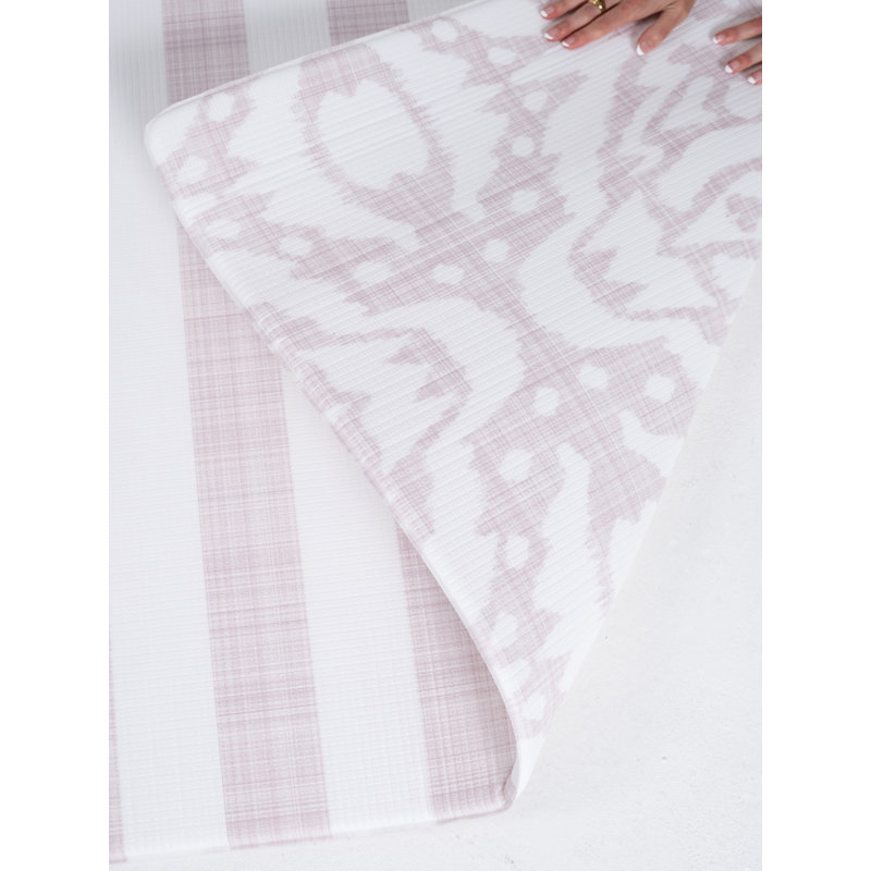 Tapis de jeu réversible en mousse Emerson, Rose