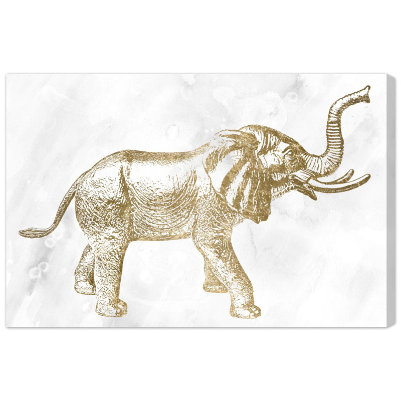 Impression sur toile éléphant, gal oliver, 10 po x 15 po