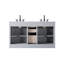 Meuble-lavabo double 60 po Ahner-2068009240