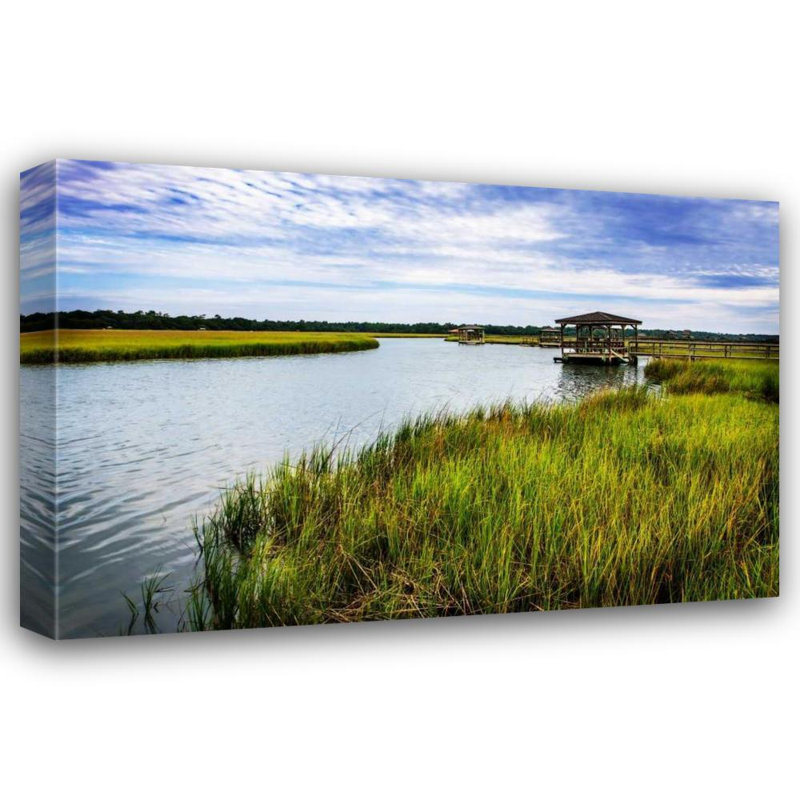 «Latitude Run® HauseFootballock, Alan», art sur toile tendue sous le titre: Pawley Island I PSHSF-1903, H 33 po x l 48 po