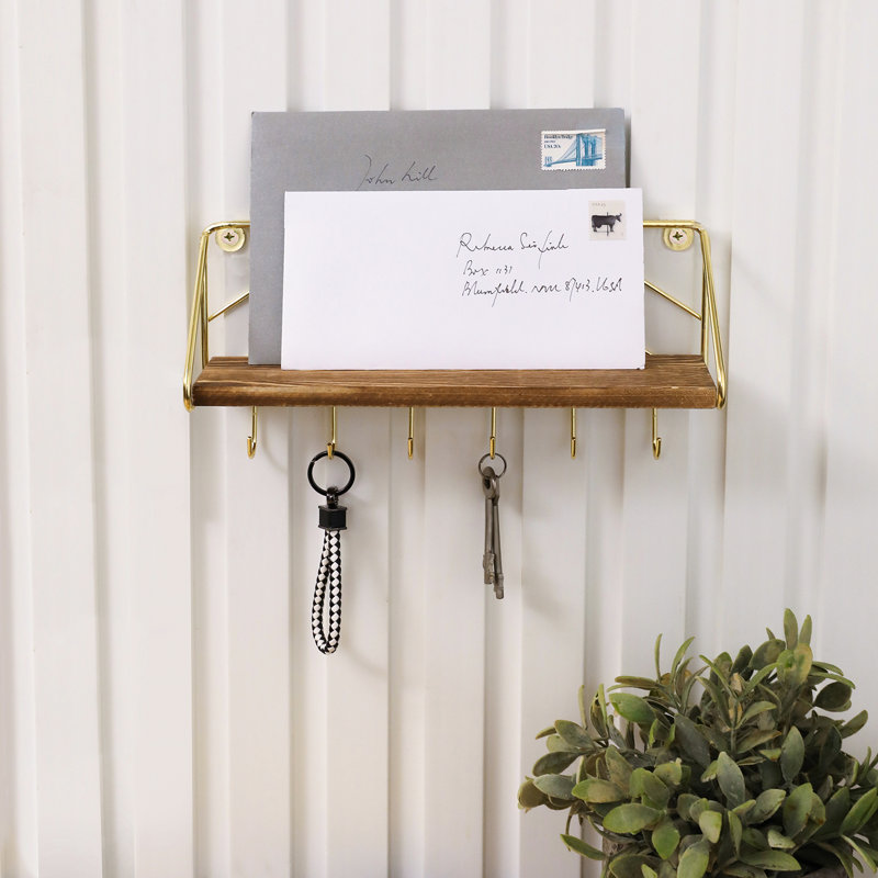 Organisateur mural avec crochets à clés Laqueria