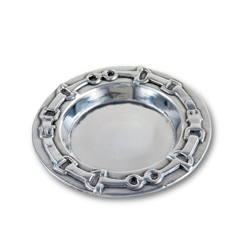 Equestrian Aluminum Round Coaster