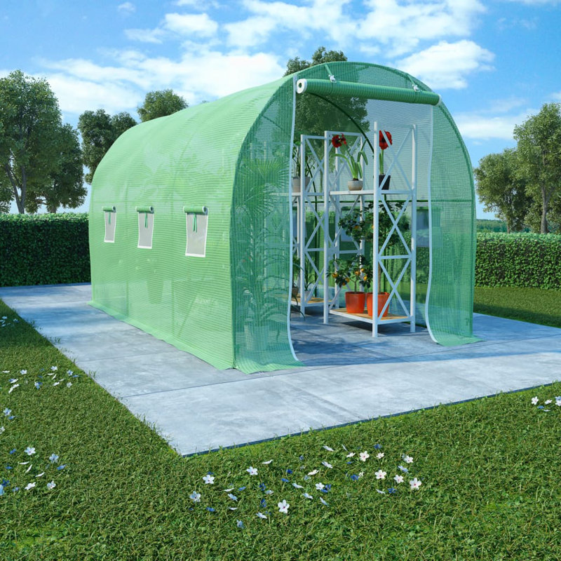 Ventana 118.1' W x 157.5' D Hobby Greenhouse, 78.7" H x 135 W x 78.7" D