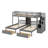Twin-Over-Twin & Triple-Level Bunk Bed, Complete With Drawers And Staircase Storage