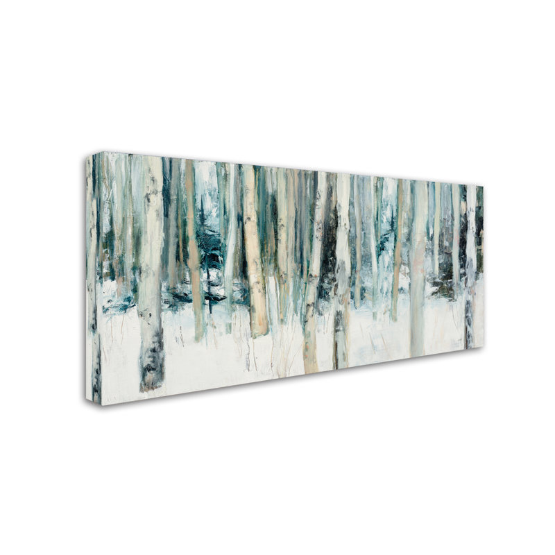 « winter thés iii », reproduction sur toile tendue, H 10 po x l 19 po x P 2 po