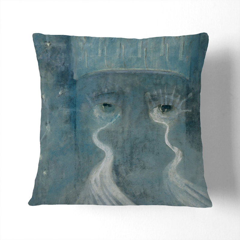 Eternity Square Throw Cushion, Stone, 55cm H x 55cm W x 20cm D