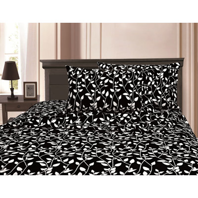 Polyester Floral Duvet Cover Set