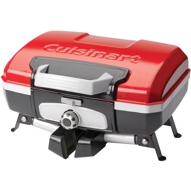 Barbecue portatif au propane liquide 5500 BTU Cuisinart, Rouge
