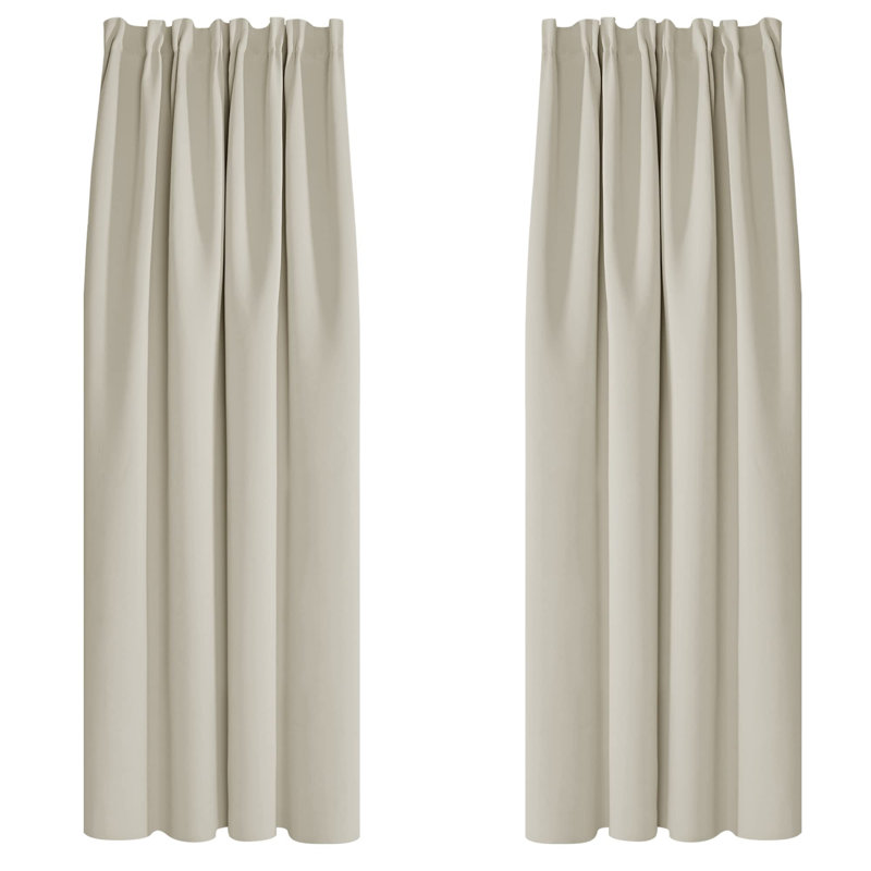 Profete Blackout Curtain Pair, 55cm Width x 180cm Drop