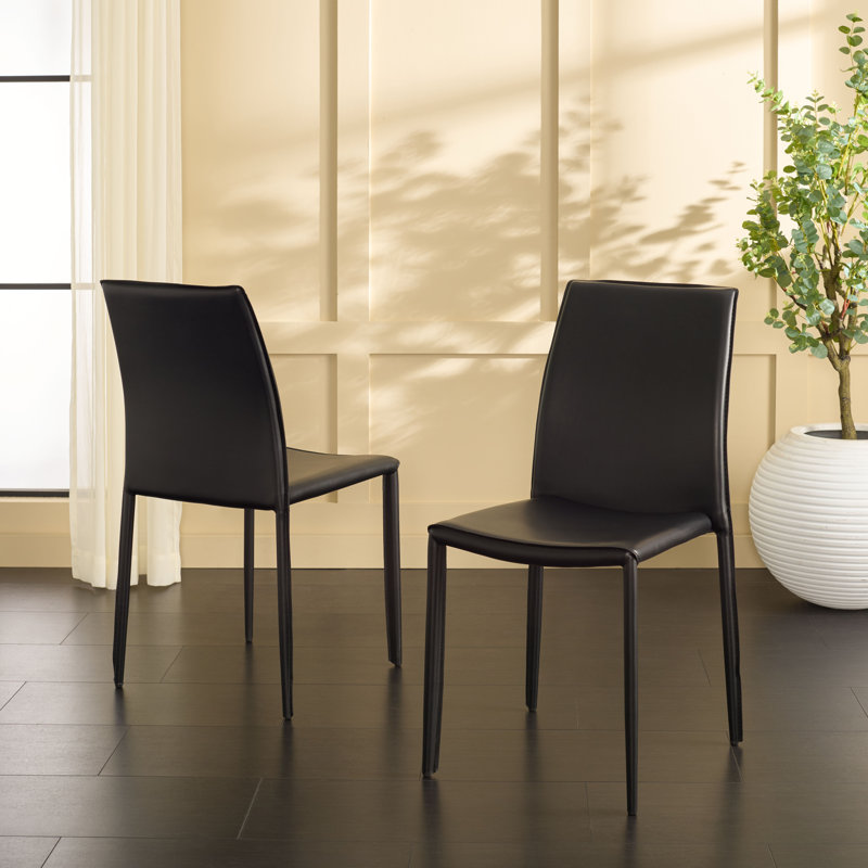 Chaise d'appoint l 17 "Jason, 2, Noir