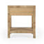 Corfu 1 Drawer Natural Rattan Nightstand