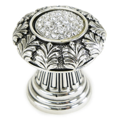 VERONA KNOB; CLEAR CRYSTAL;