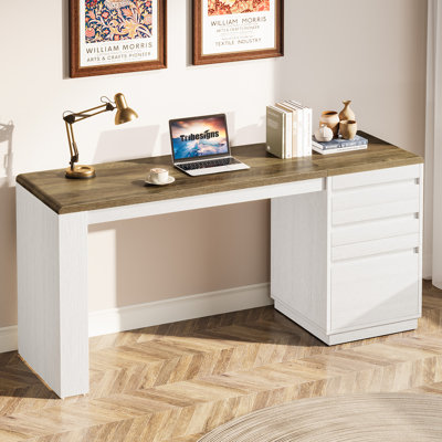 Bureau 55 po avec 3 tiroirs