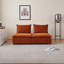 Fauteuil d'appoint sans accoudoirs avec repose-pieds-130349092