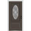 Petite porte d'entrée pré-suspendue ovale en fibre de verre 2 panneaux Grace-1904473435-1987408876