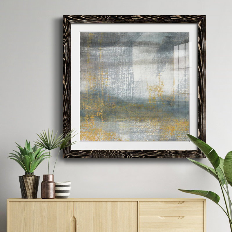 Maison Q - Art textuel avec cadre photo, H 35,5 po x l 35,5 po x P 1,5 po, Cadre noir