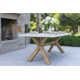 Fleur 74'' Rectangular 6 - Person Outdoor Dining Set