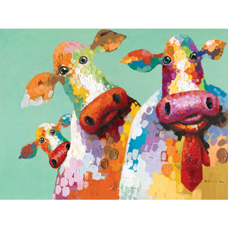« Curious Cows I », impression sur papier